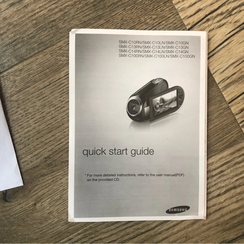 Samsung Recorder Memory Camcorder